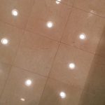 Crema Marfil Kitchen Floor After Polishing