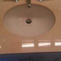 Crema Marfil Shined Vanity
