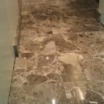 Dark Emperador Bathroom Tiles Polishing