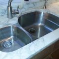 Double Sink Re Caulked