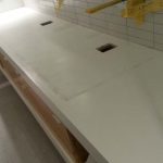 Dupont Corian Counter Polishing