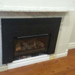 Fireplace After Cleaning And Seams Patching