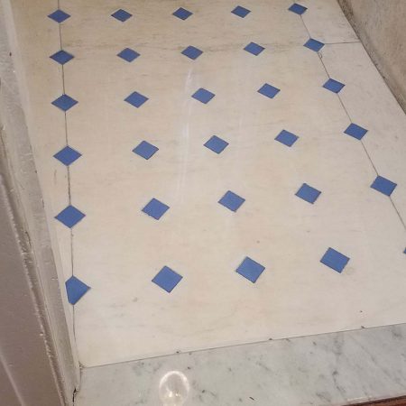 foyer historical floor with inserts cleanup image Foyer Historical Floor With Inserts Cleanup & Polish