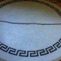 Greek Traditional Meander Border Table Rejuvenation