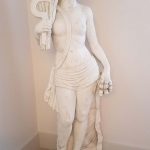 Interior Nude Women Statue Cleaning Sealing