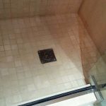 Limestone Shower Floor Cleaning