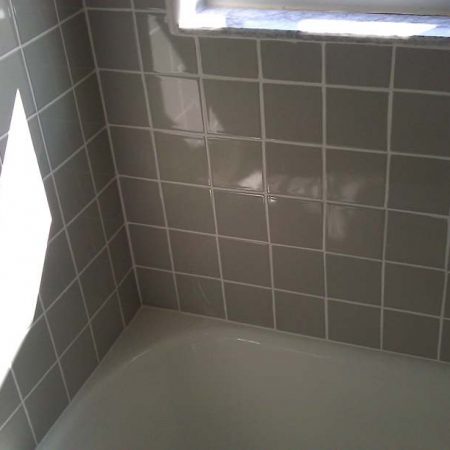 Loosen Ceramic Tiles Re Installed & Grouted