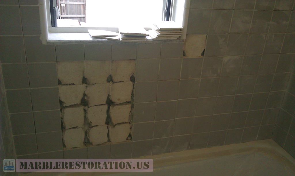 Loosen Ceramic Tiles Re Setting ABC Stone Inc.