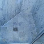 Marble Shower Floor After Restoration