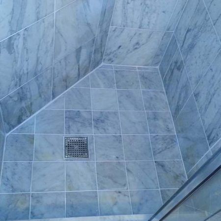 Shower Floor after Stains Removal