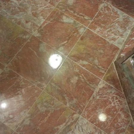 Revived Multicolor Bathroom Floor Buffing