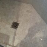 Perimeter Shower Floor Re Grouted Bone Color