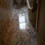 Polished Bathroom Floor