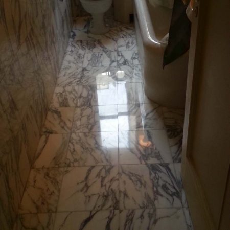 Polished Smooth Bathroom Floor