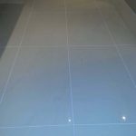 Porcelain Bathroom Floor After Regrouting