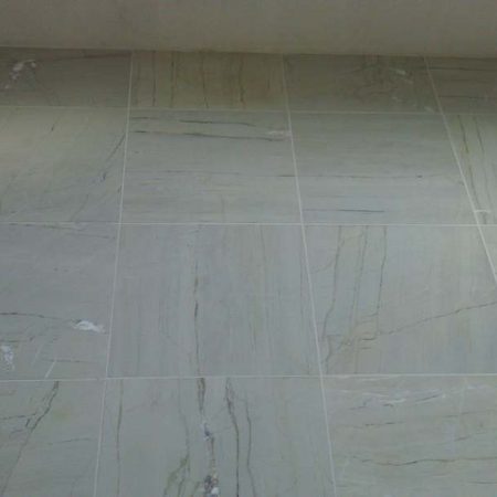 Bathroom Floor after Honing & Grouting. Union Square NY.