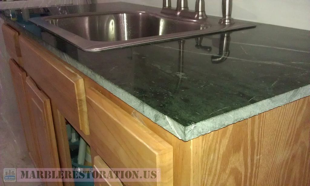 Raw edge granite