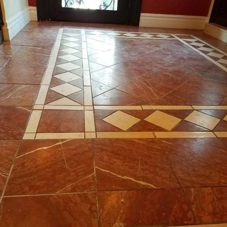 5 Stages of Floor Restoration. Disrepair Foyer Floor