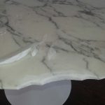 Saarinen Knoll Table Chipped Plastic Layer Restoration