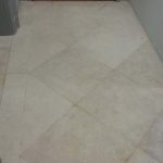 Sanded Regrouted Limestone Floor