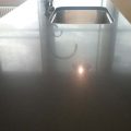 Semi Shine Finish Black Absolute Granite Counter