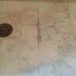 Shower Floor Buildup Efflorescence