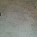 Shower Floor Buildup Removed And Regrouted
