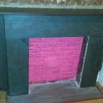 Slatestone Laquer Stripped Cleaned Fireplace