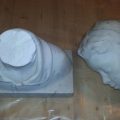 Statuary White Marble Bust Sculpture Revitalization