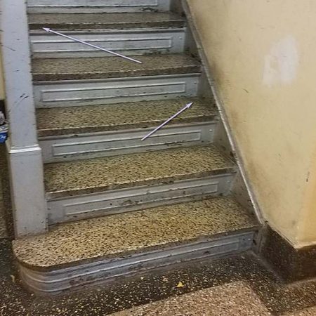 Dirty Terrazzo Steps