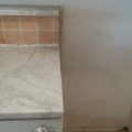 Trimmed Counter For Fridge Niche
