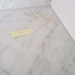 Unknown Stain Removal White Marble