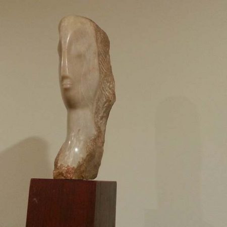 After Restoration of Antique Marble Figurine Head