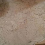 Unpoished White Carrera Bathroom Floor