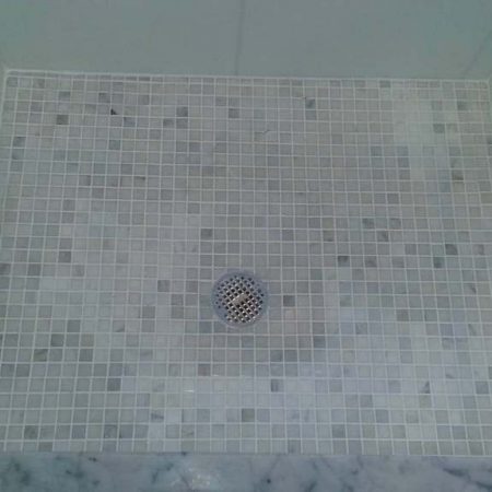 Shower Floor Grout Cleaning & Refreshing