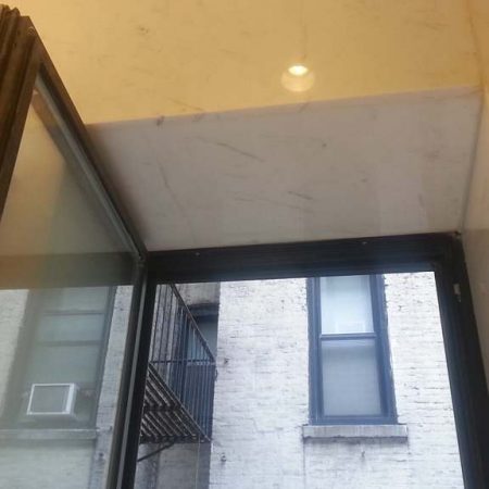 window ceiling grindedup to open door image Window Niche Ground Up and Door Fitted to Open