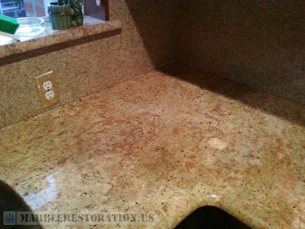 Lifted and Supported Countertop