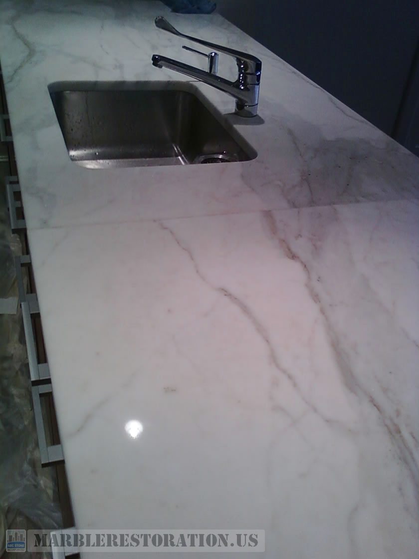 Countertop. After Repair