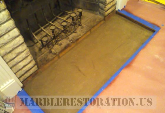 Fireplace Floor Slab Installation