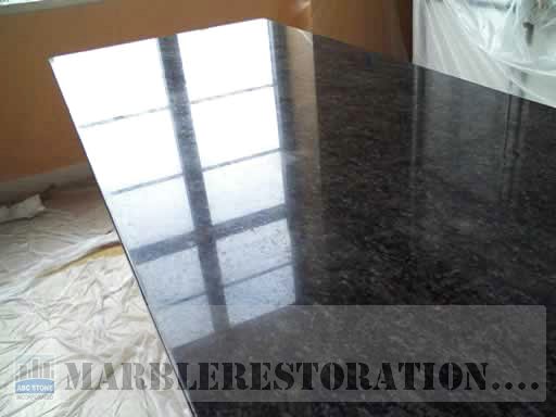 Seam On Granite Countertop After Flattening And Repair