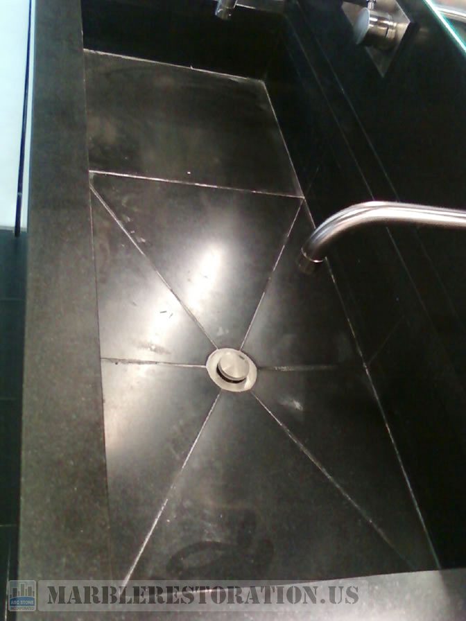 Black Absolute Granite Sink