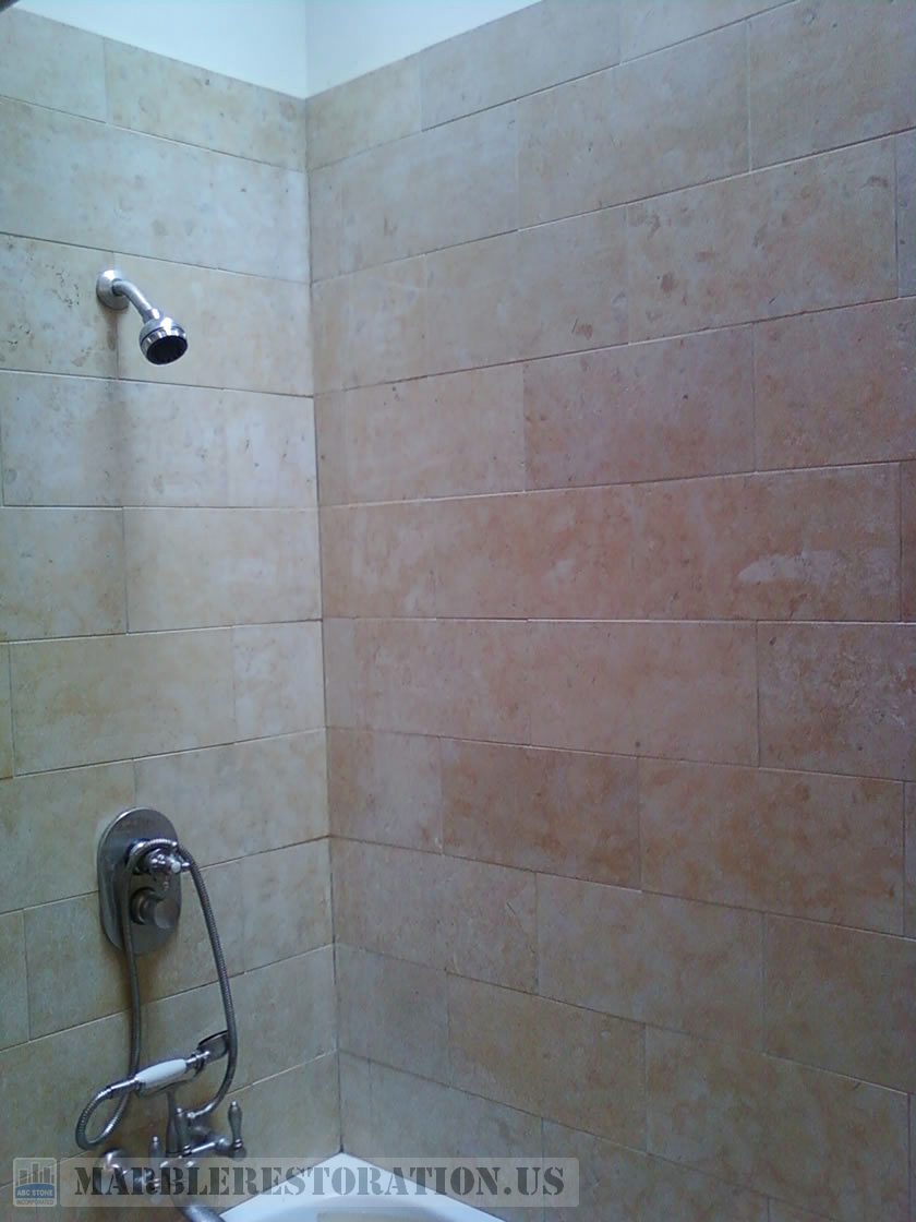 Jerusalem Stone in Shower