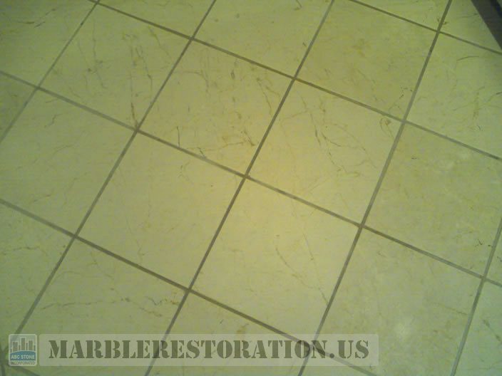Kitchen Marble Tiles after Cleaning