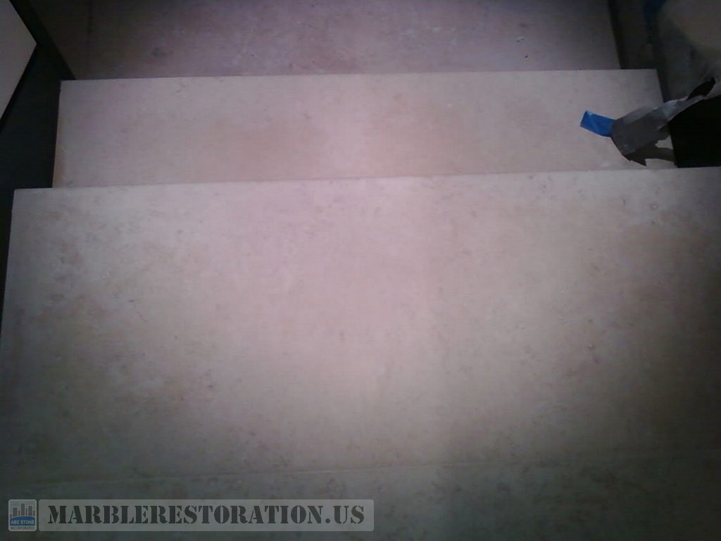 Cleaned Limestone Steps