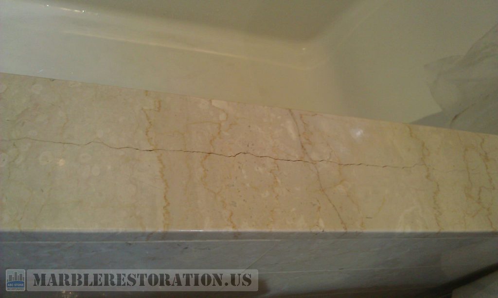 Marble Bathtub Top Crack