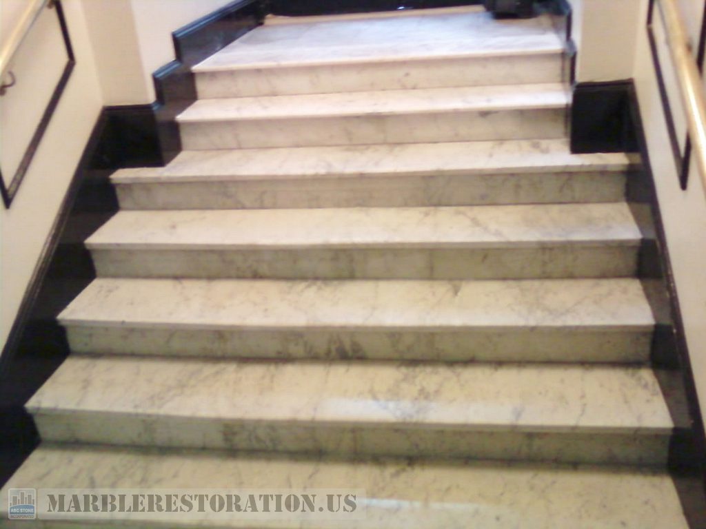 Marble Staircase and Steps. Scouring Service