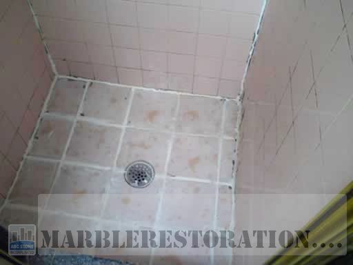 Mold on Ceramic Tiles in Shower Cabin