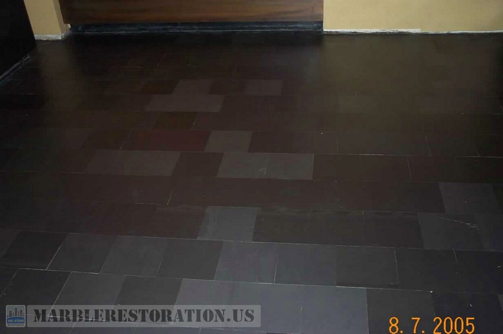 Slate Stone Tiled Floor