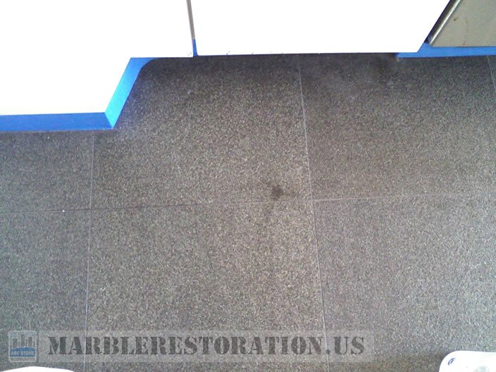 Oily Stains Granite with Flamed Finish