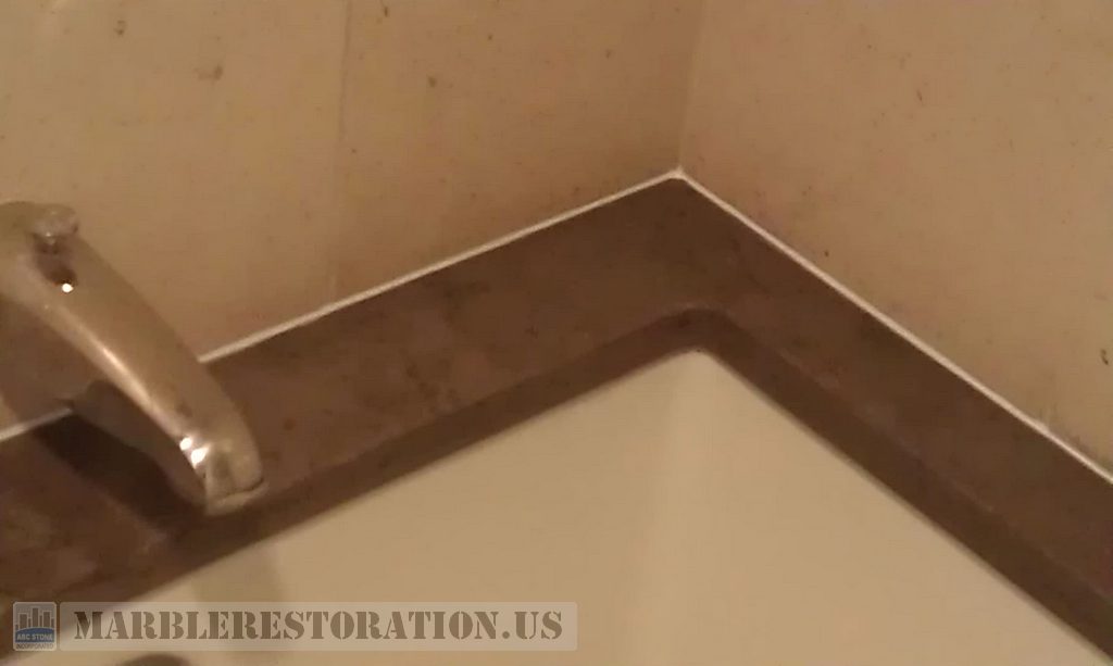 Limestone Bathtub. Erosion Removal